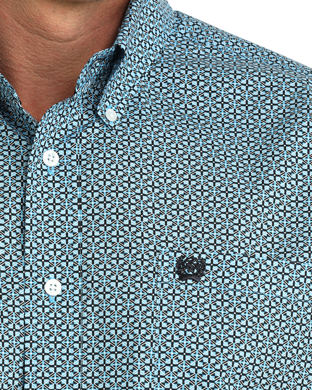 Men's Classic Fit Button-Down Western Shirt