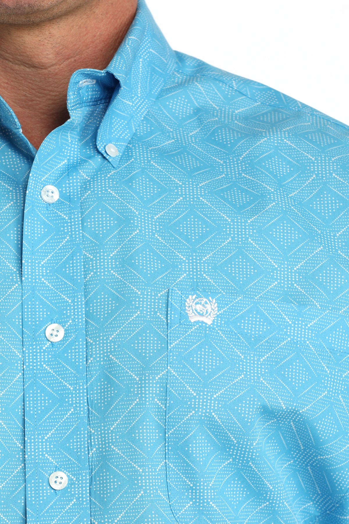 Men's Classic Fit Button-Down Western Shirt