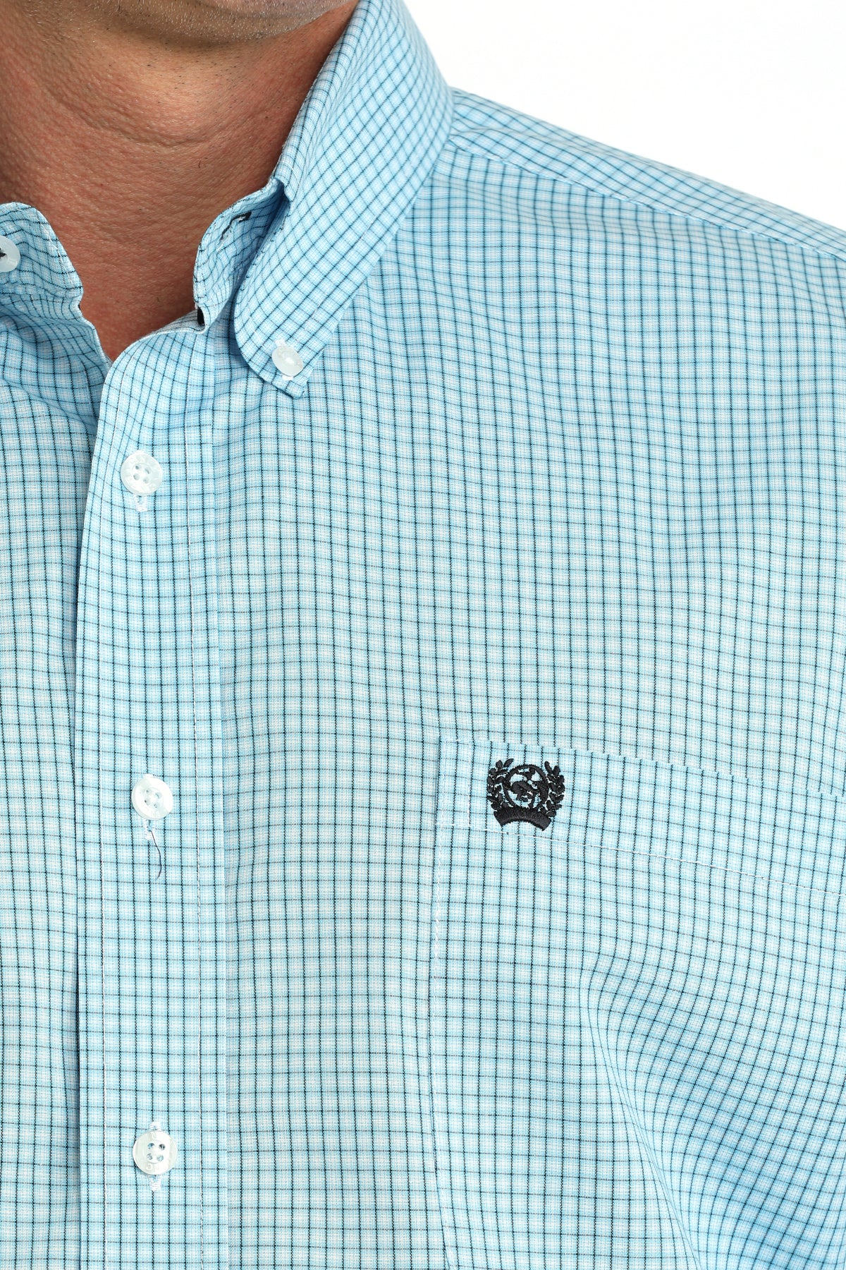 Men's Stretch Classic Fit Button-Down Western Shirt