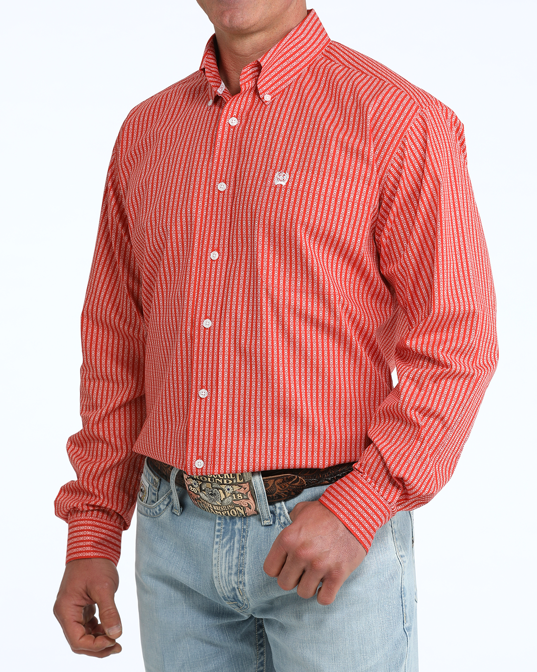 Men's Classic Fit Button-Down Western Shirt