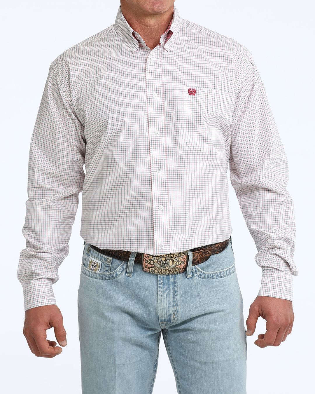 Men's Classic Fit Button-Down Western Shirt