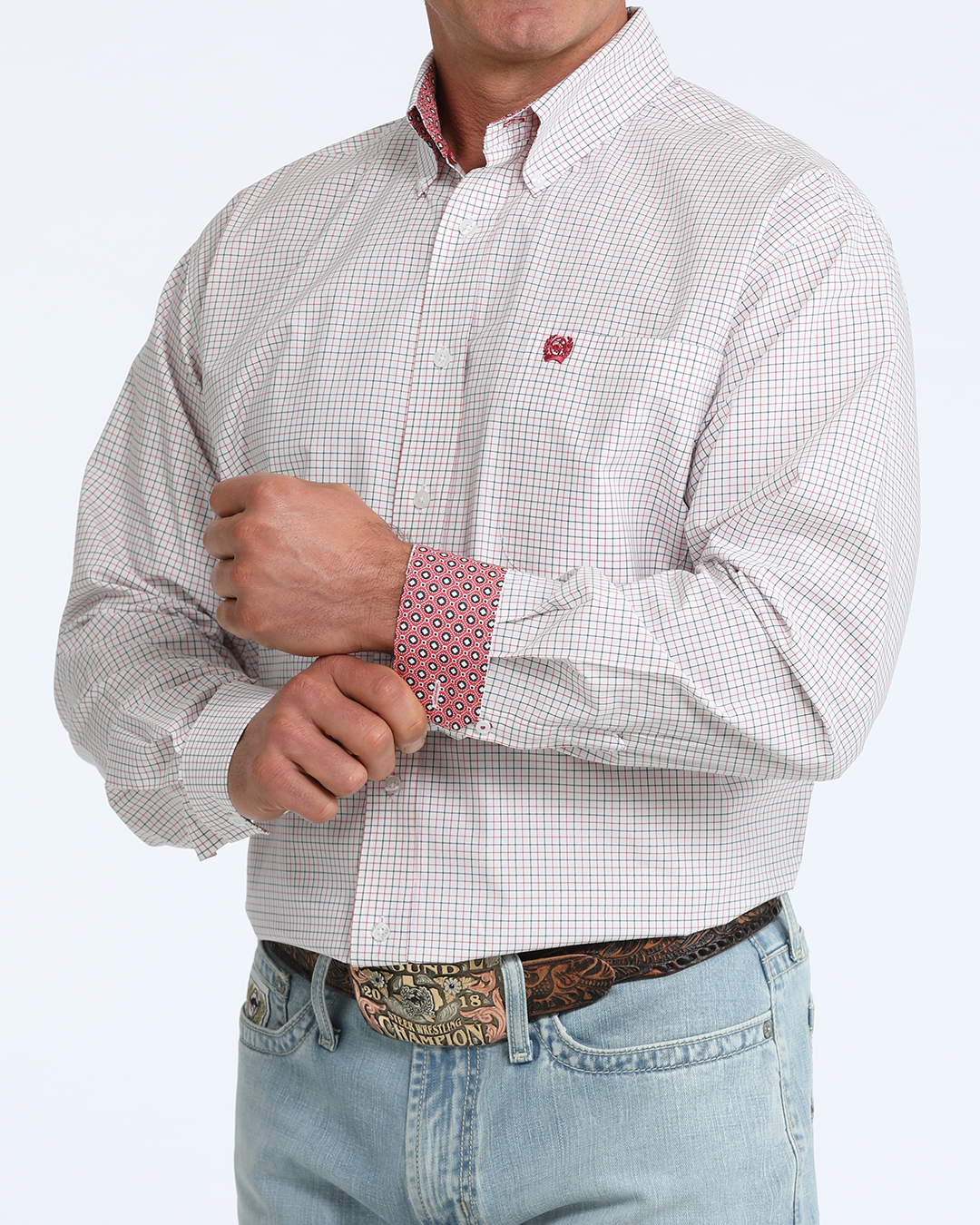 Men's Classic Fit Button-Down Western Shirt