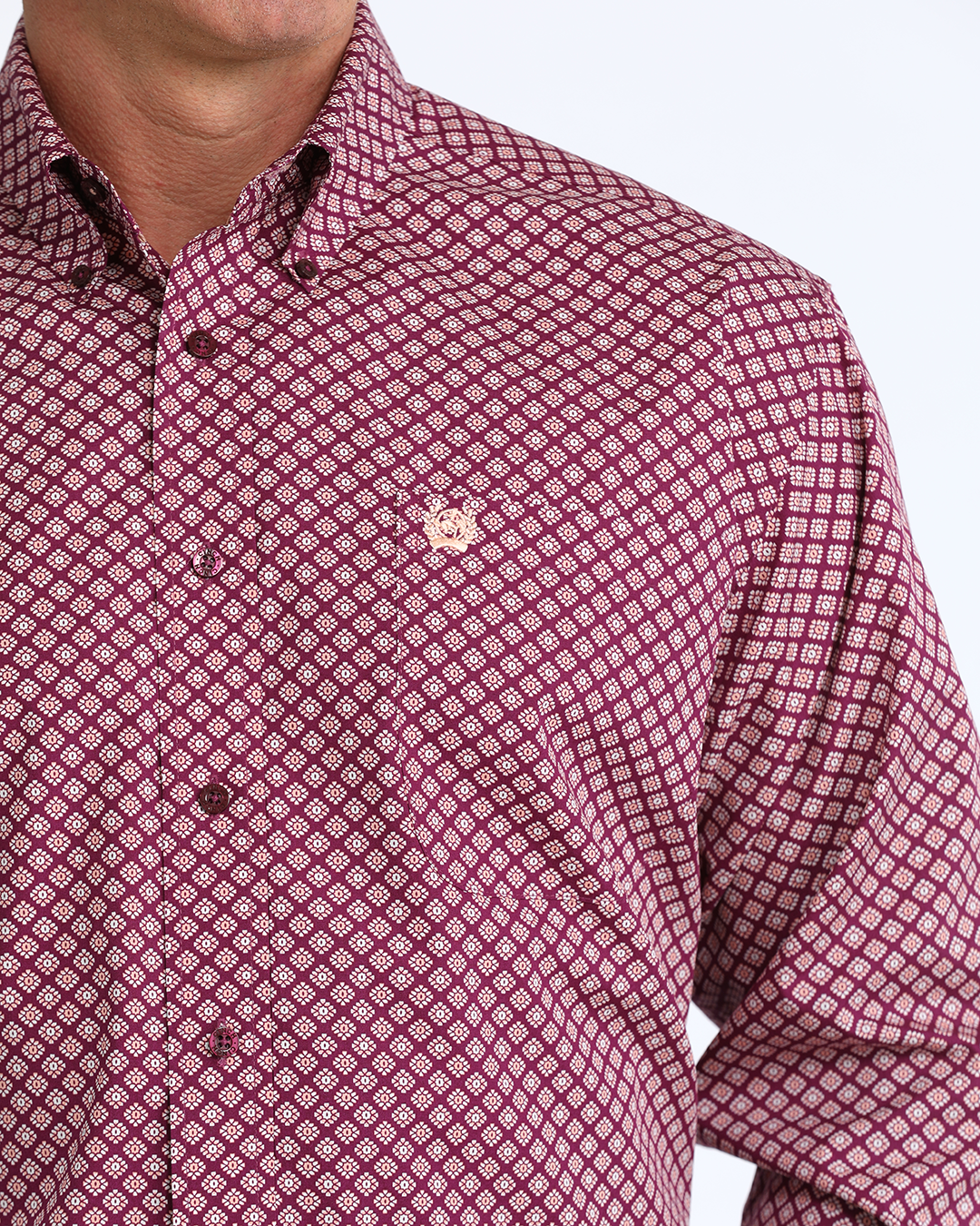 Men's Classic Fit Button-Down Western Shirt