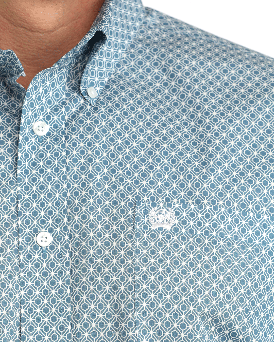 Men's Classic Fit Button-Down Western Shirt