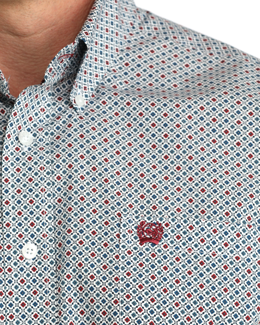 Men's Classic Fit Button-Down Western Shirt