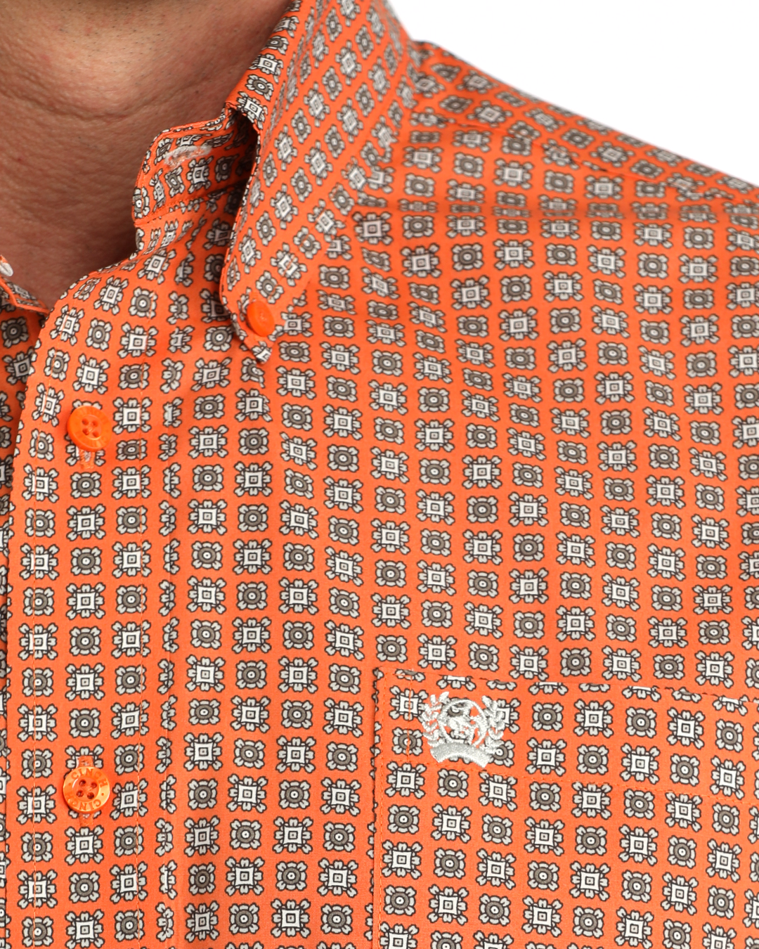 Men's Classic Fit Button-Down Western Shirt