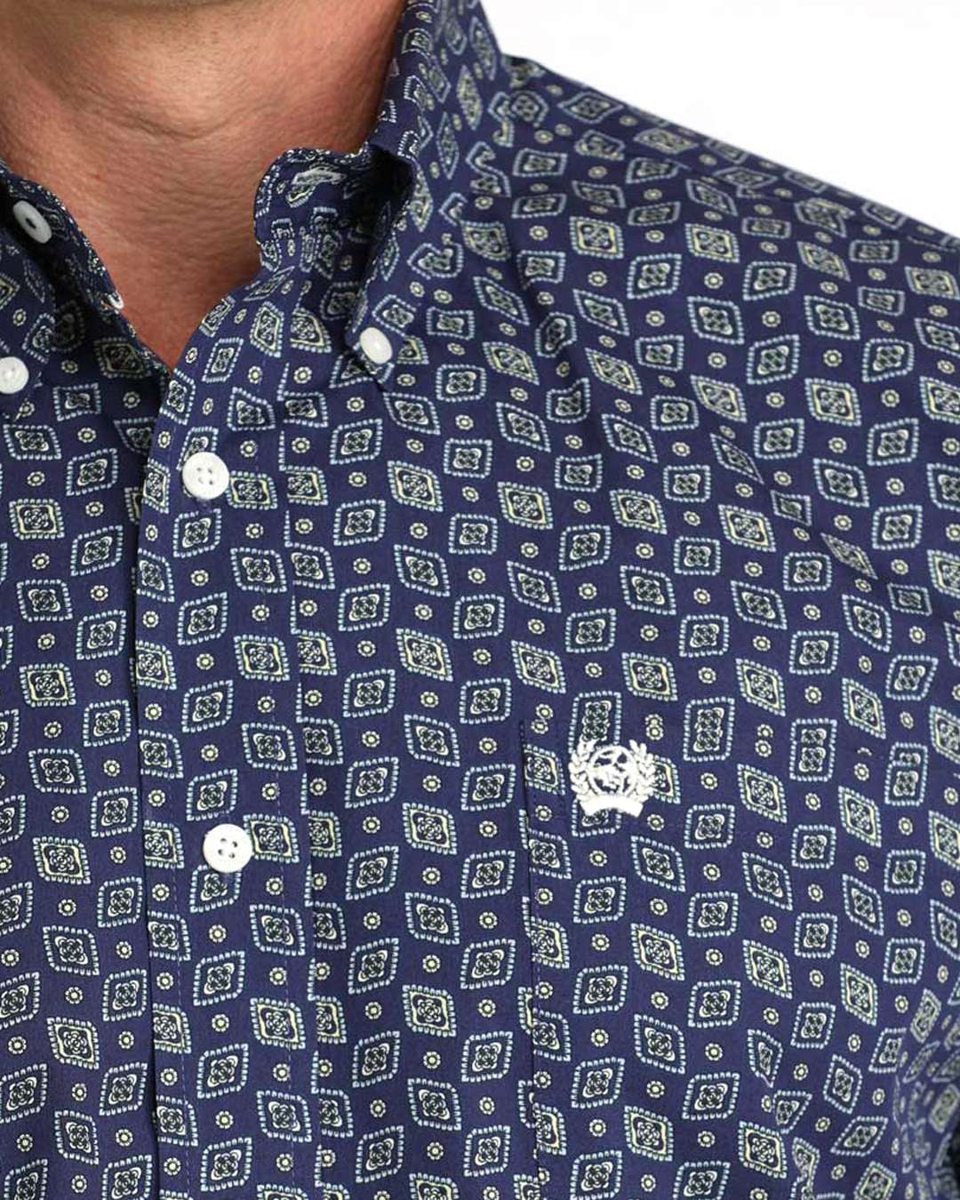 Men's Classic Fit Button-Down Western Shirt