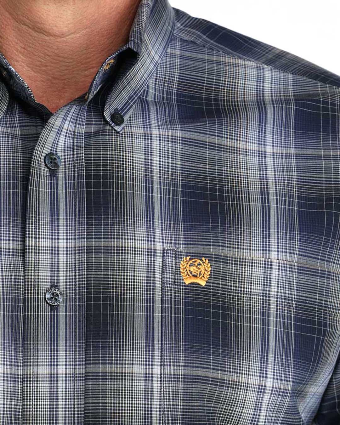 Men's Classic Fit Button-Down Western Shirt