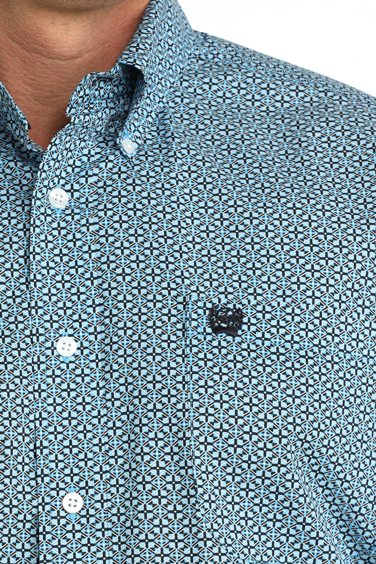 Men's Classic Fit Button-Down Western Shirt