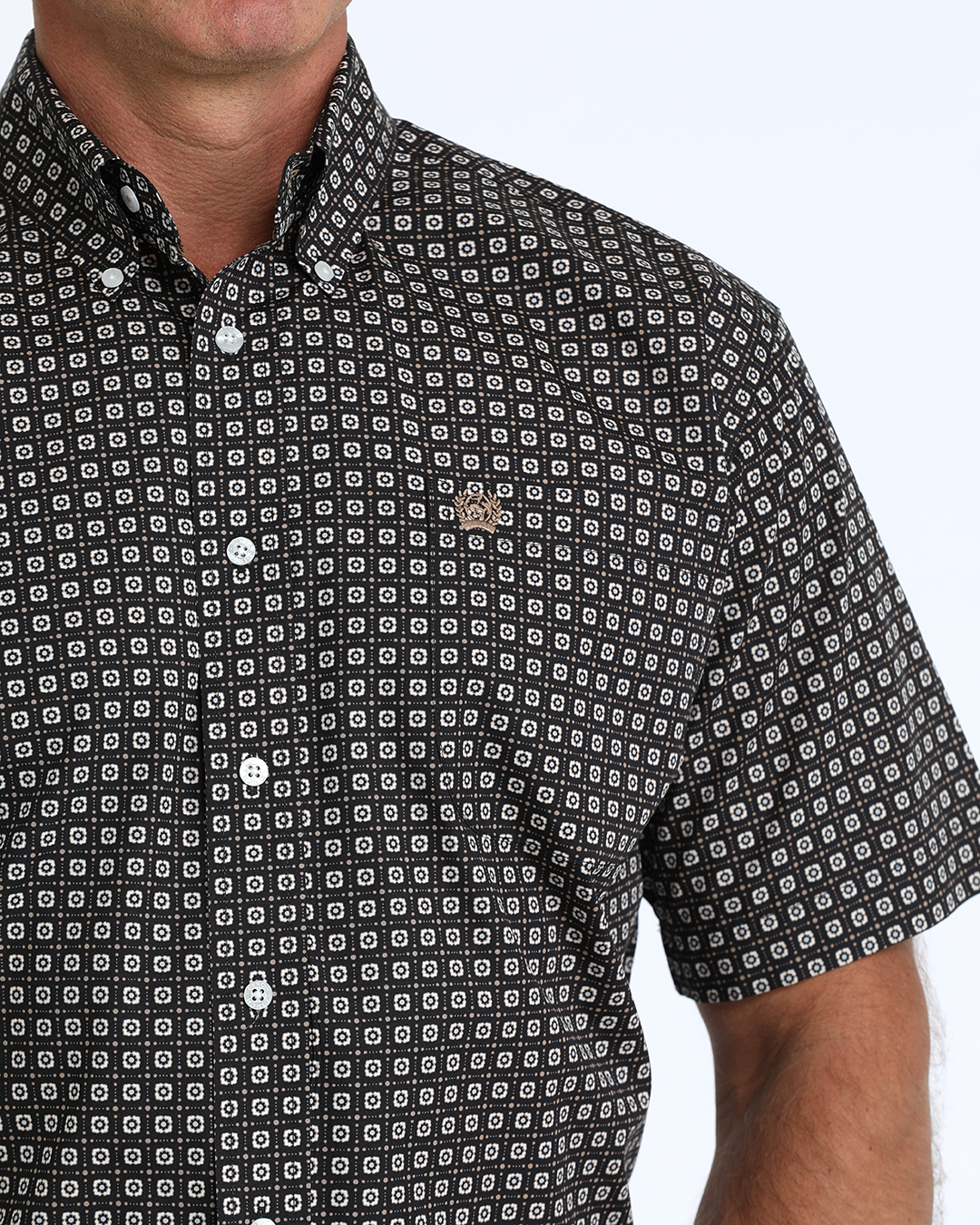 Men's Classic Fit Button-Down Western Shirt