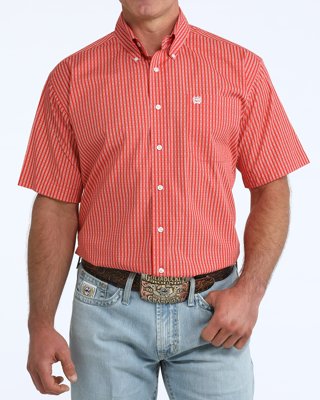 Men's Classic Fit Button-Down Western Shirt