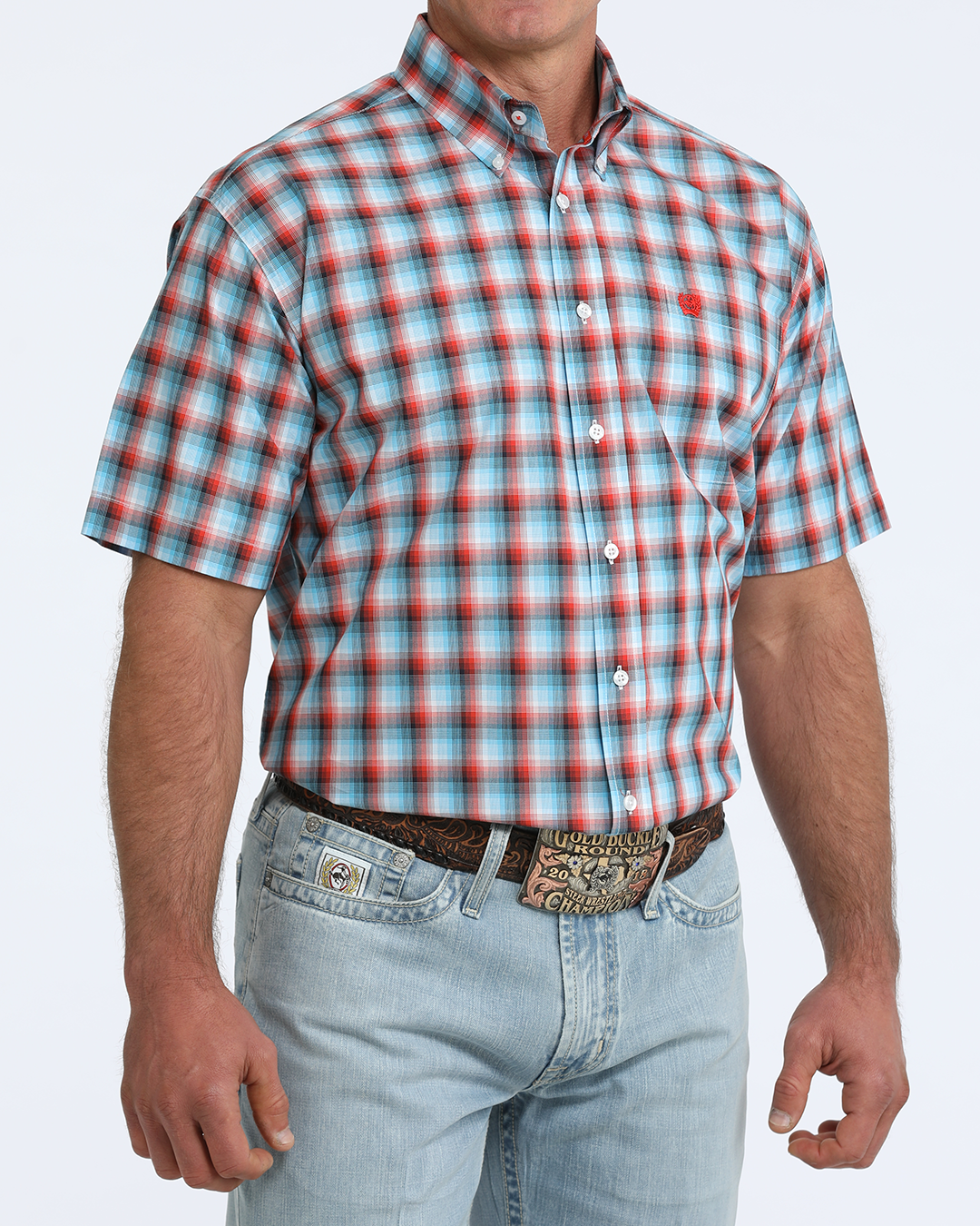 Men's Classic Fit Button-Down Western Shirt