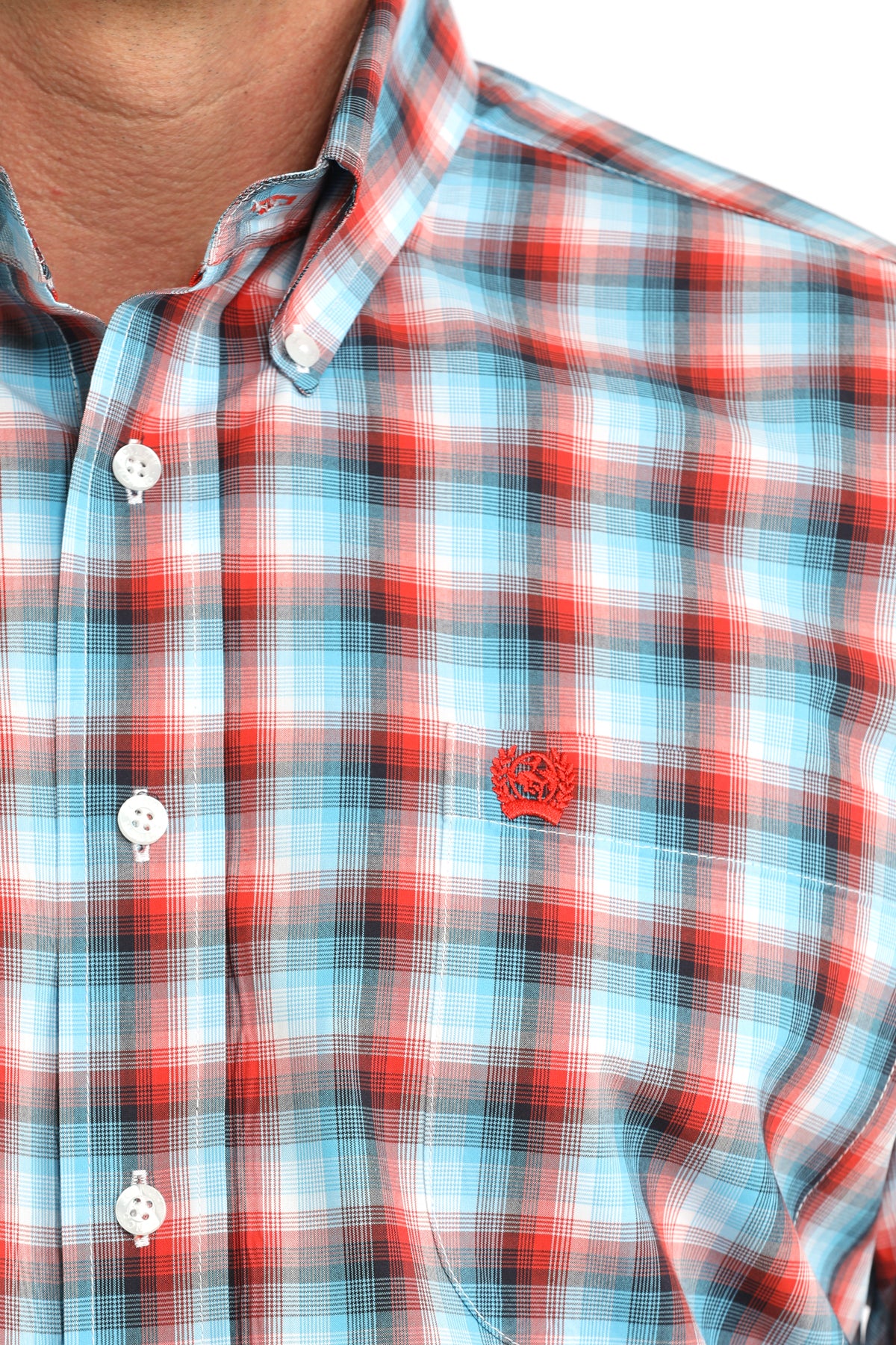 Men's Classic Fit Button-Down Western Shirt