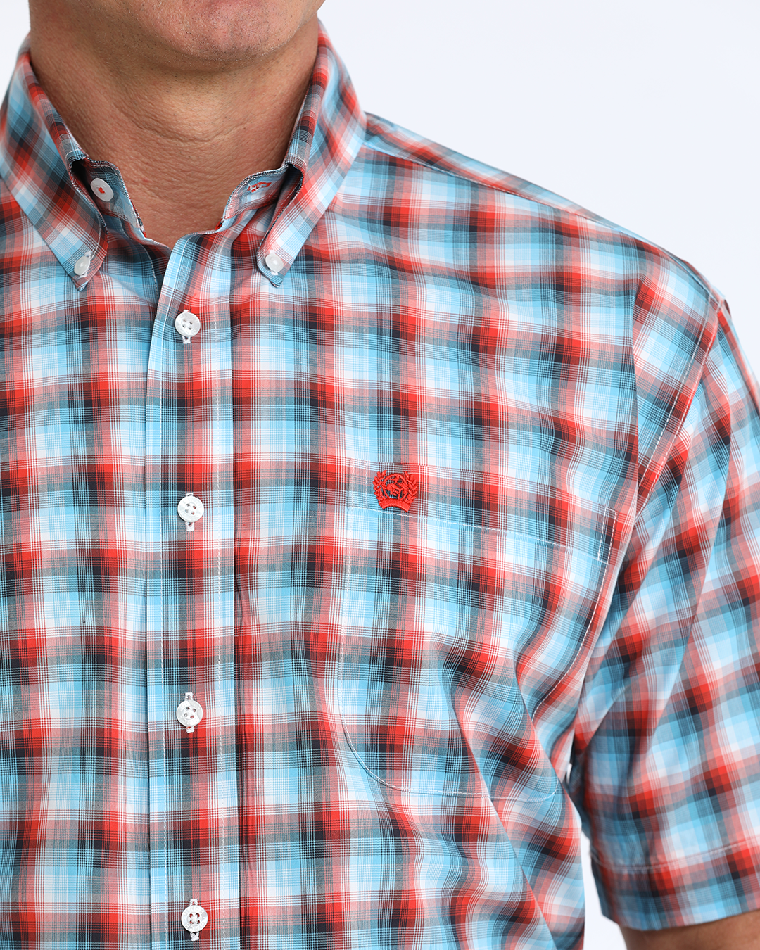 Men's Classic Fit Button-Down Western Shirt
