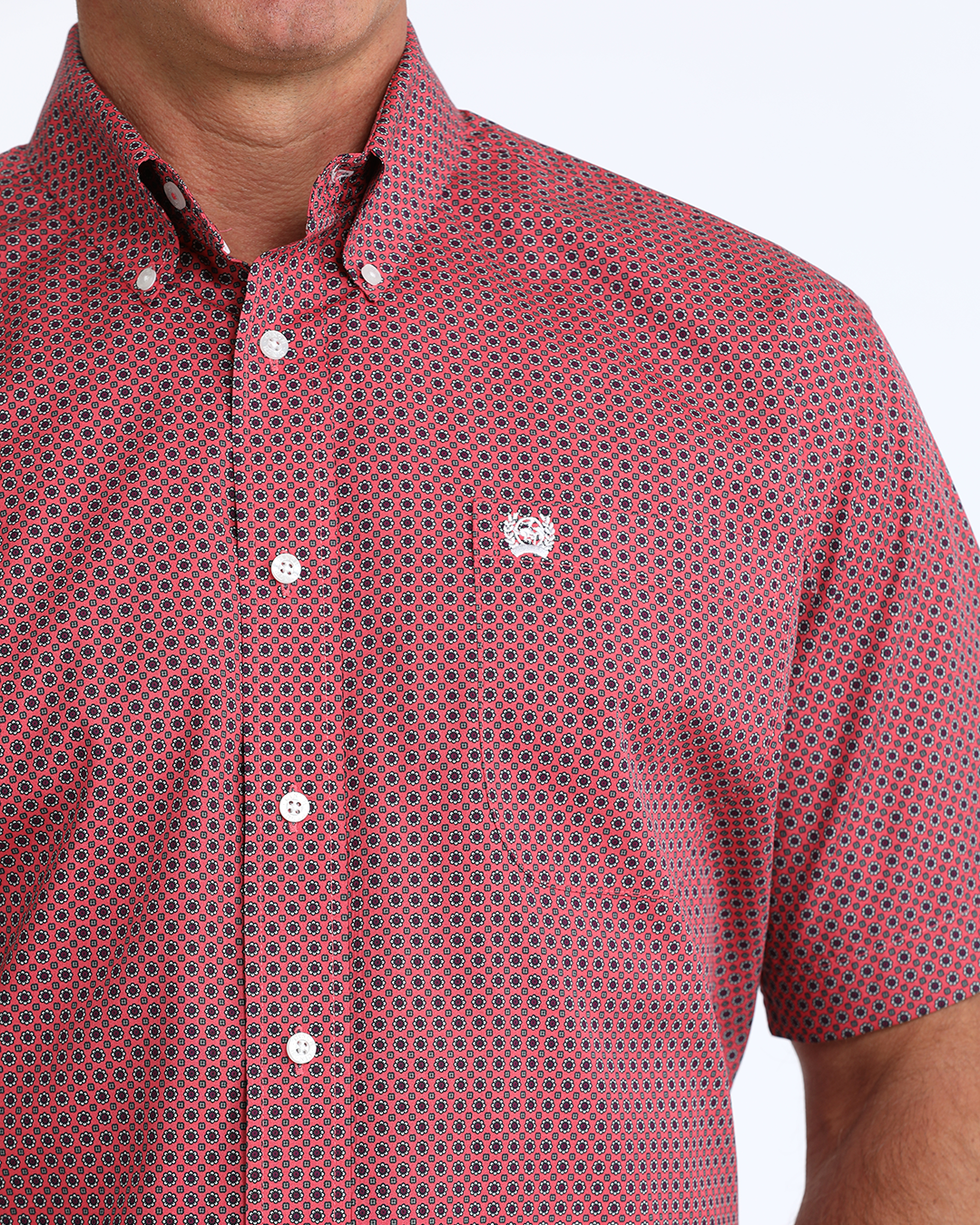 Men's Classic Fit Button-Down Western Shirt