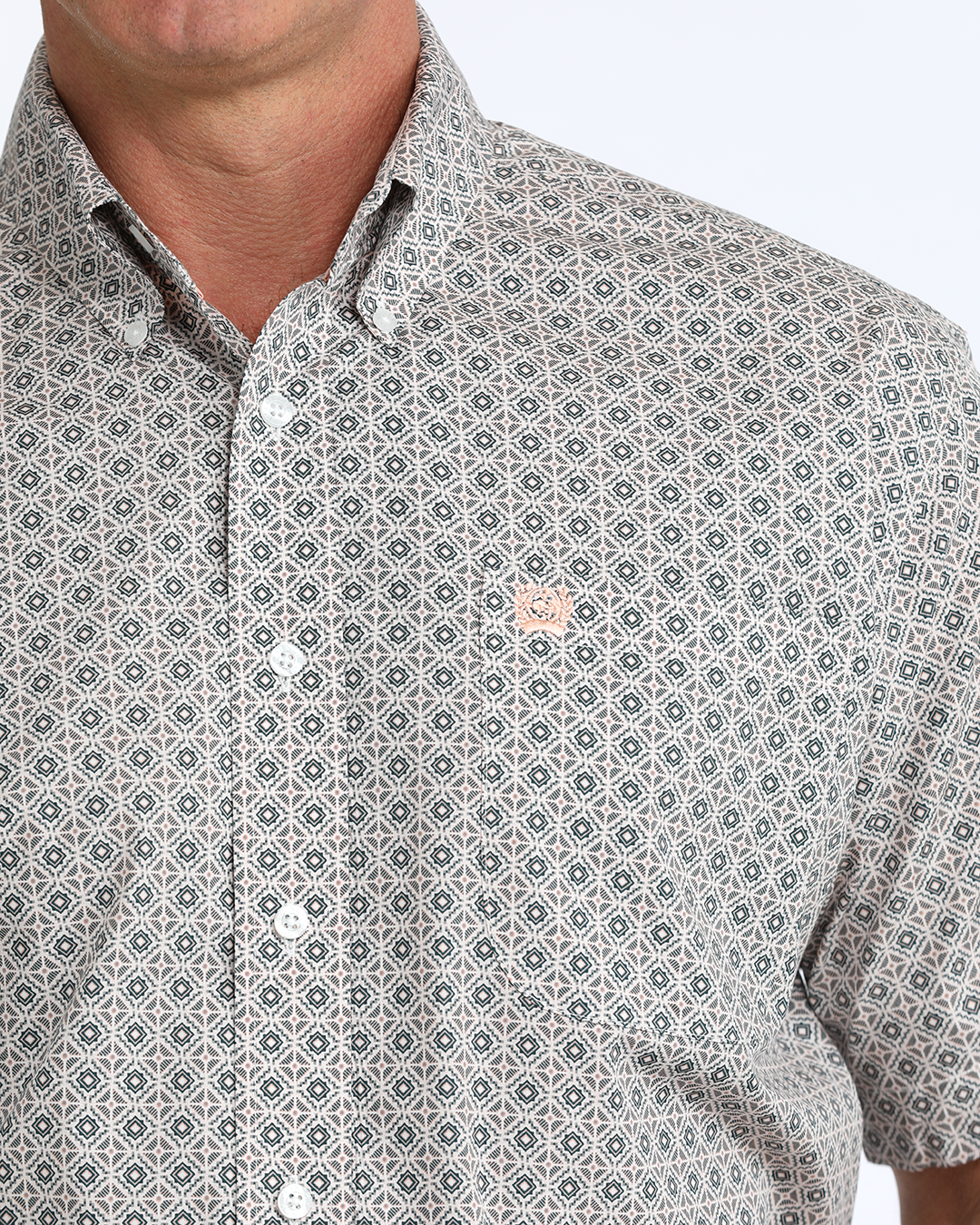 Men's Classic Fit Button-Down Western Shirt