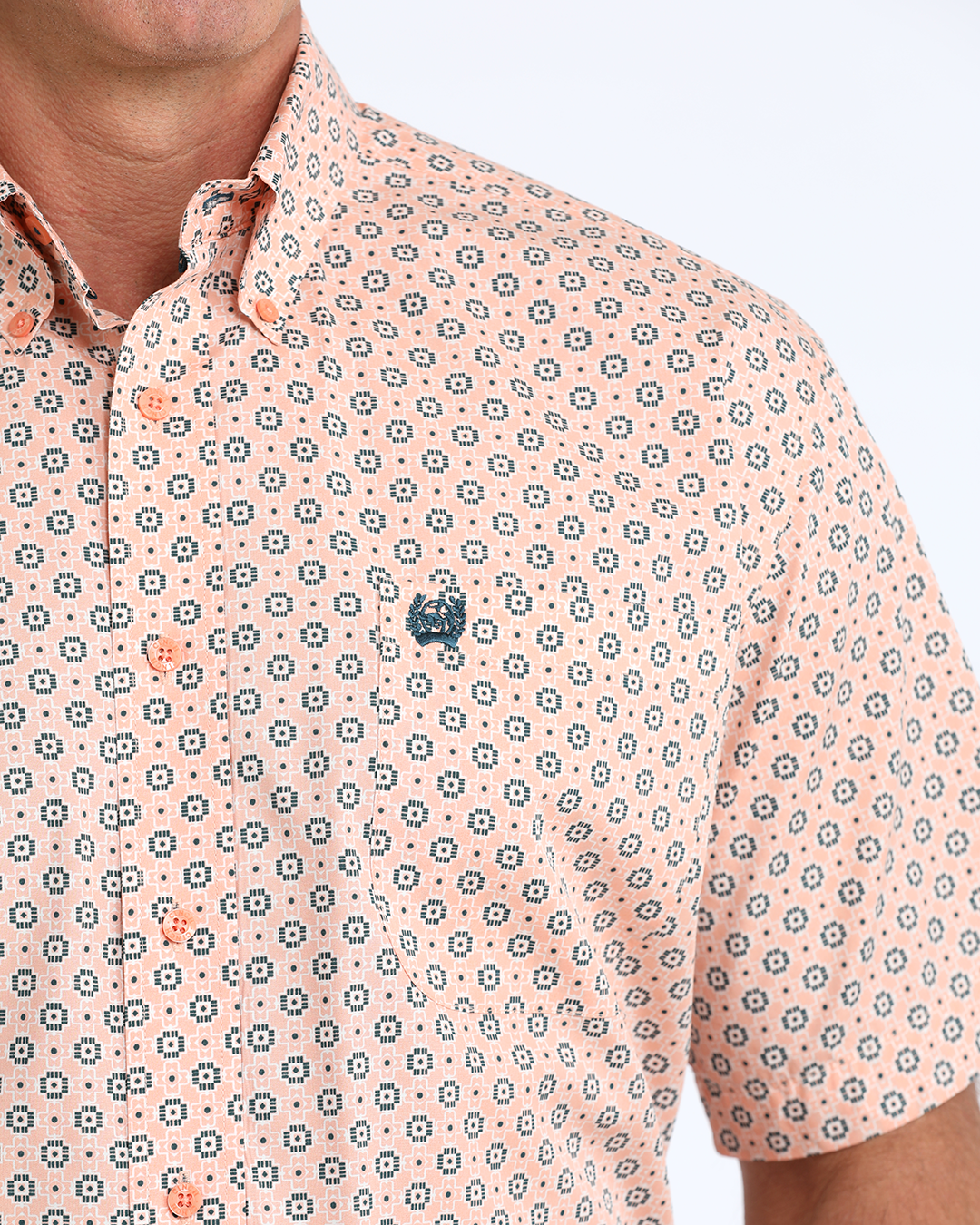 Men's Classic Fit Button-Down Western Shirt