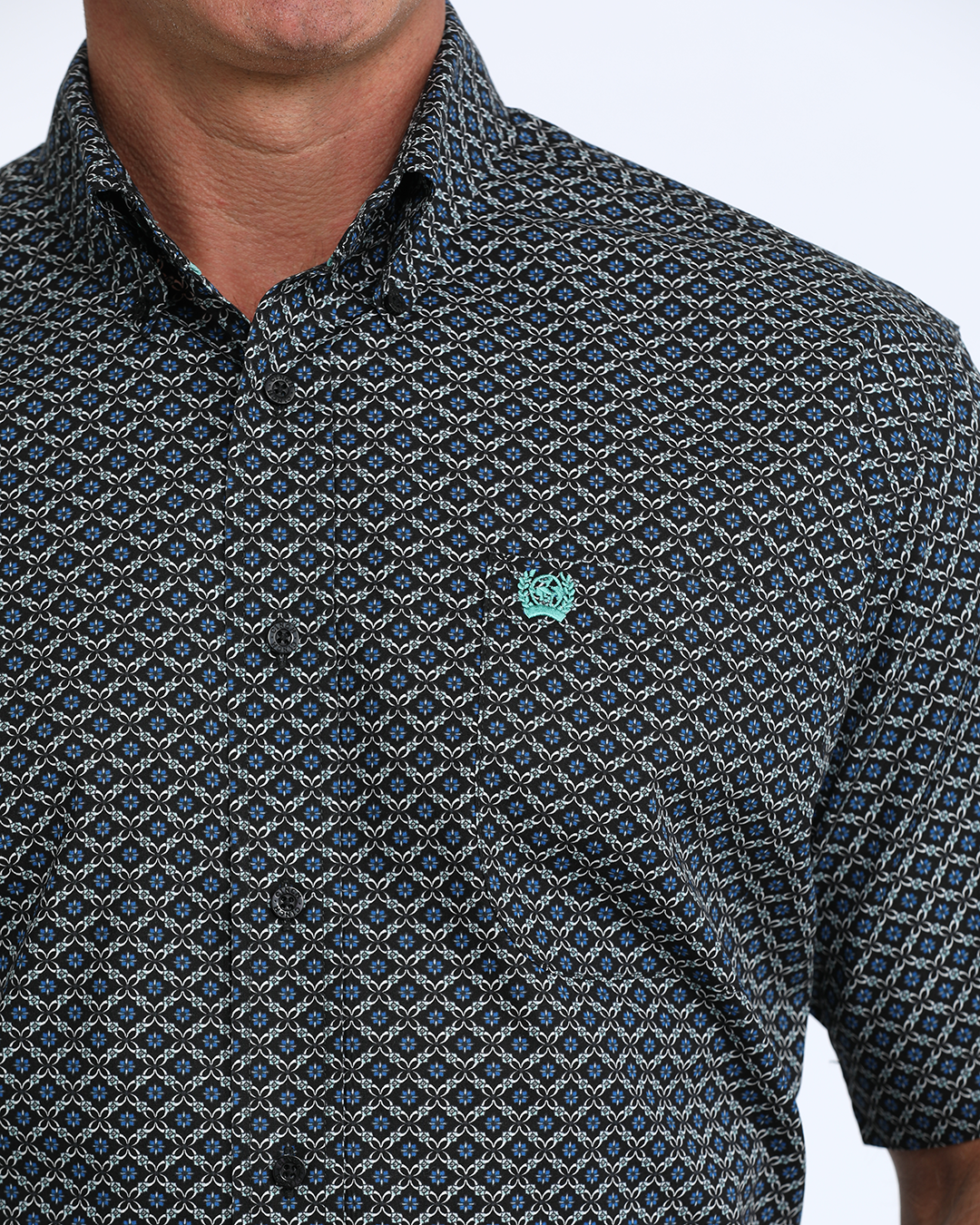 Men's Classic Fit Button-Down Western Shirt
