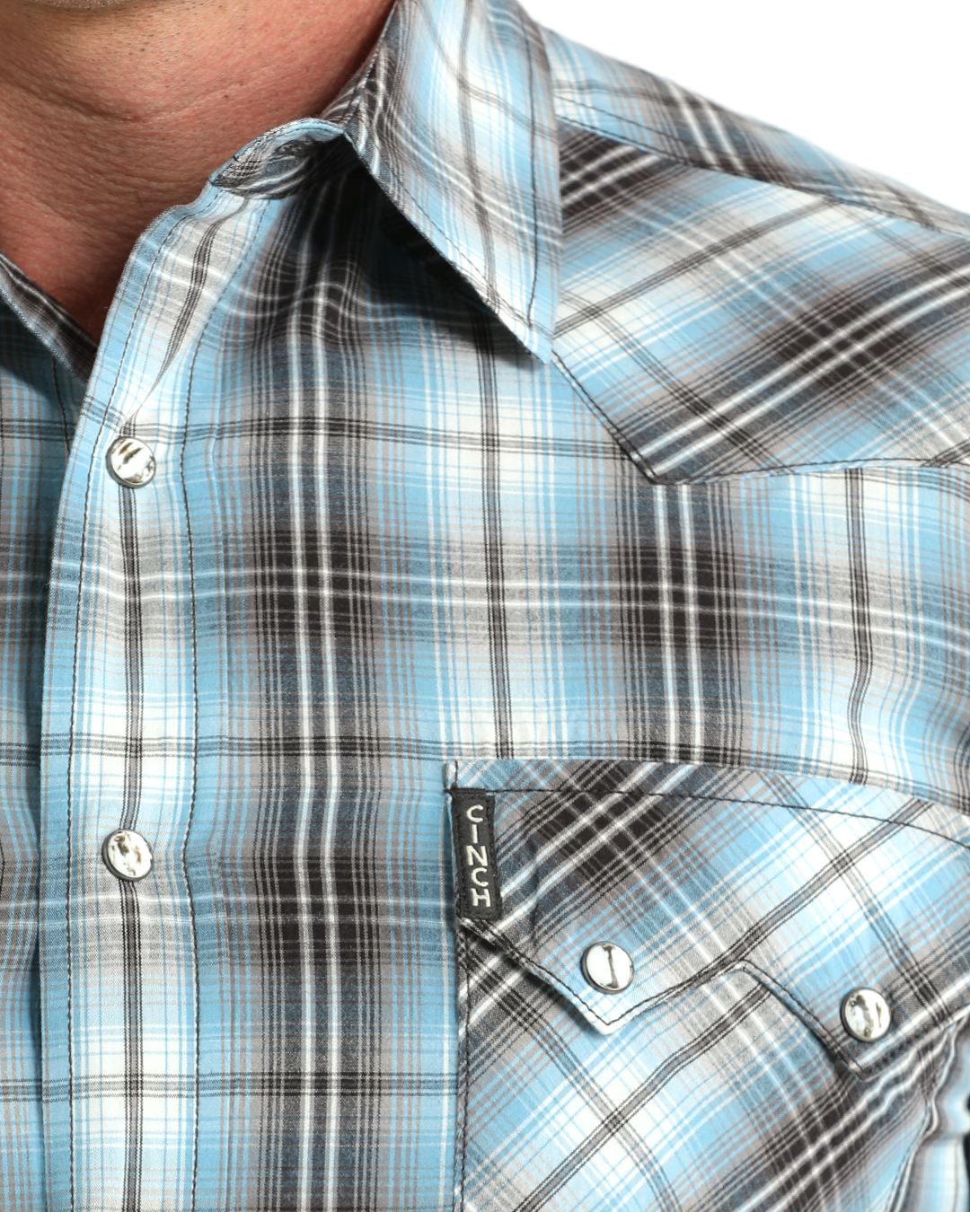 Men’s Modern Fit Snap Front Western Shirt