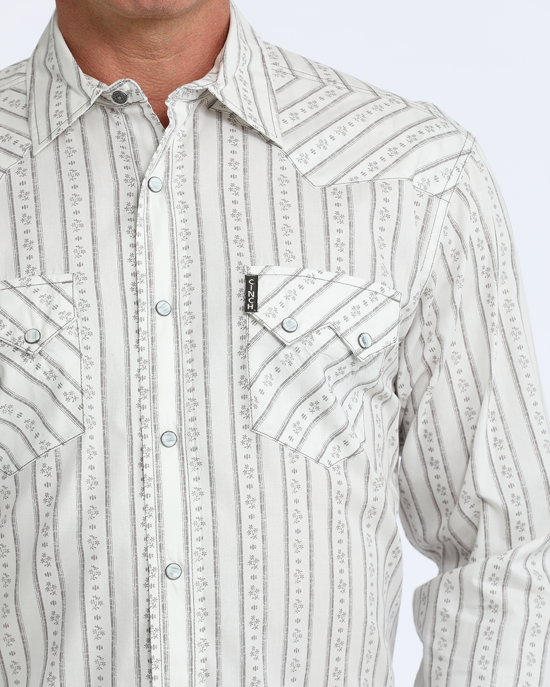 Men’s Modern Fit Snap Front Western Shirt