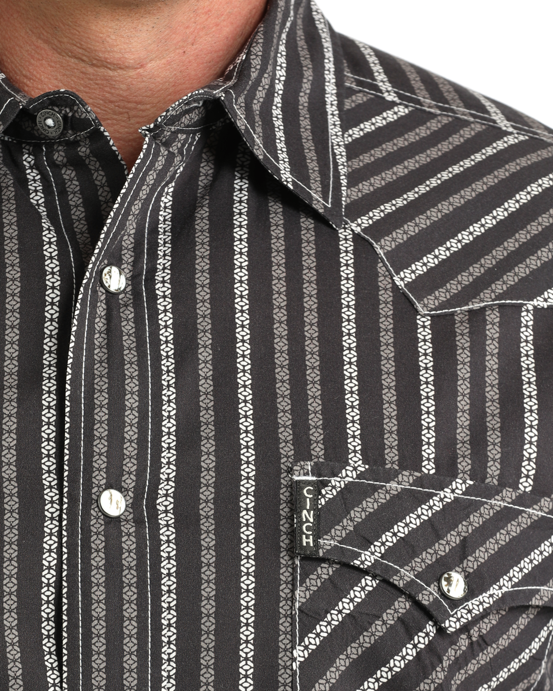 Men’s Modern Fit Snap Front Western Shirt