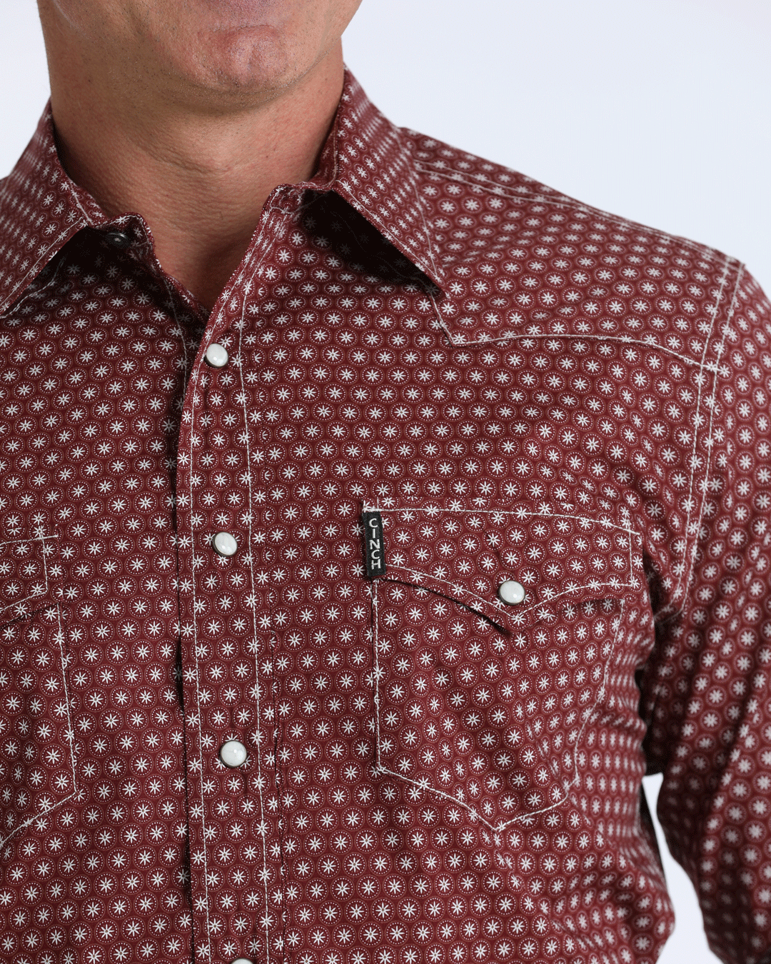 Men’s Modern Fit Snap Front Western Shirt