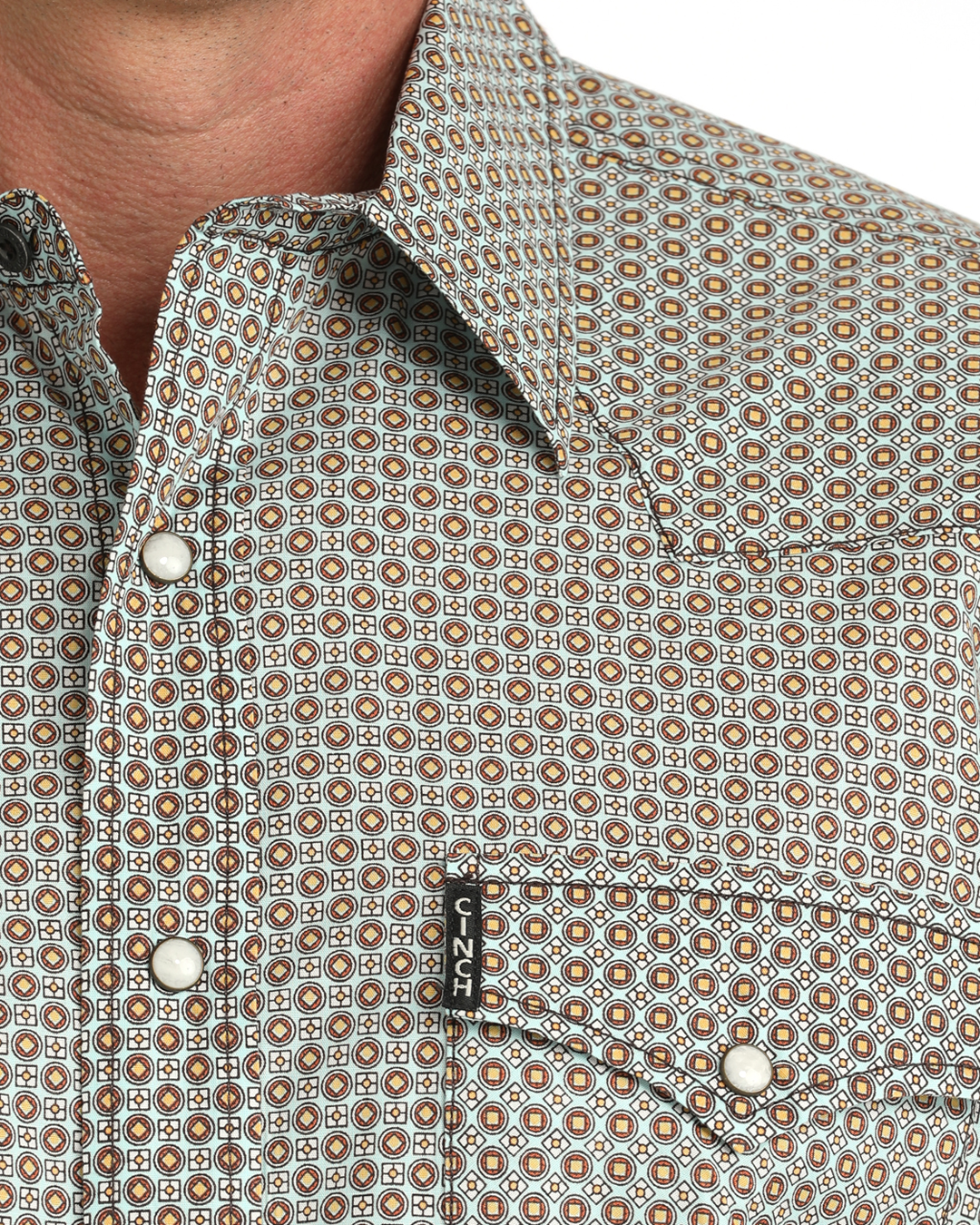 Men’s Modern Fit Snap Front Western Shirt