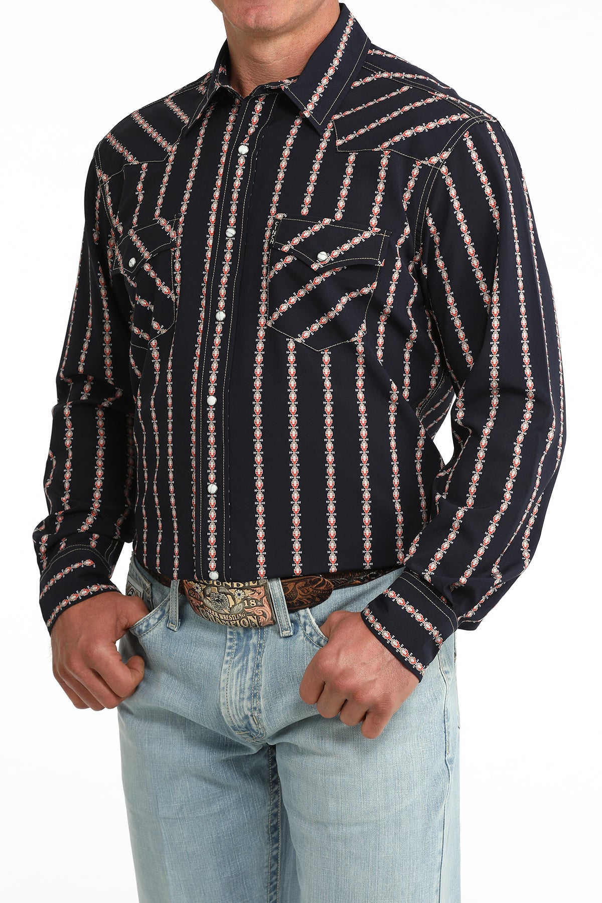 Men’s ArenaFlex Modern Fit Snap Front Western Shirt
