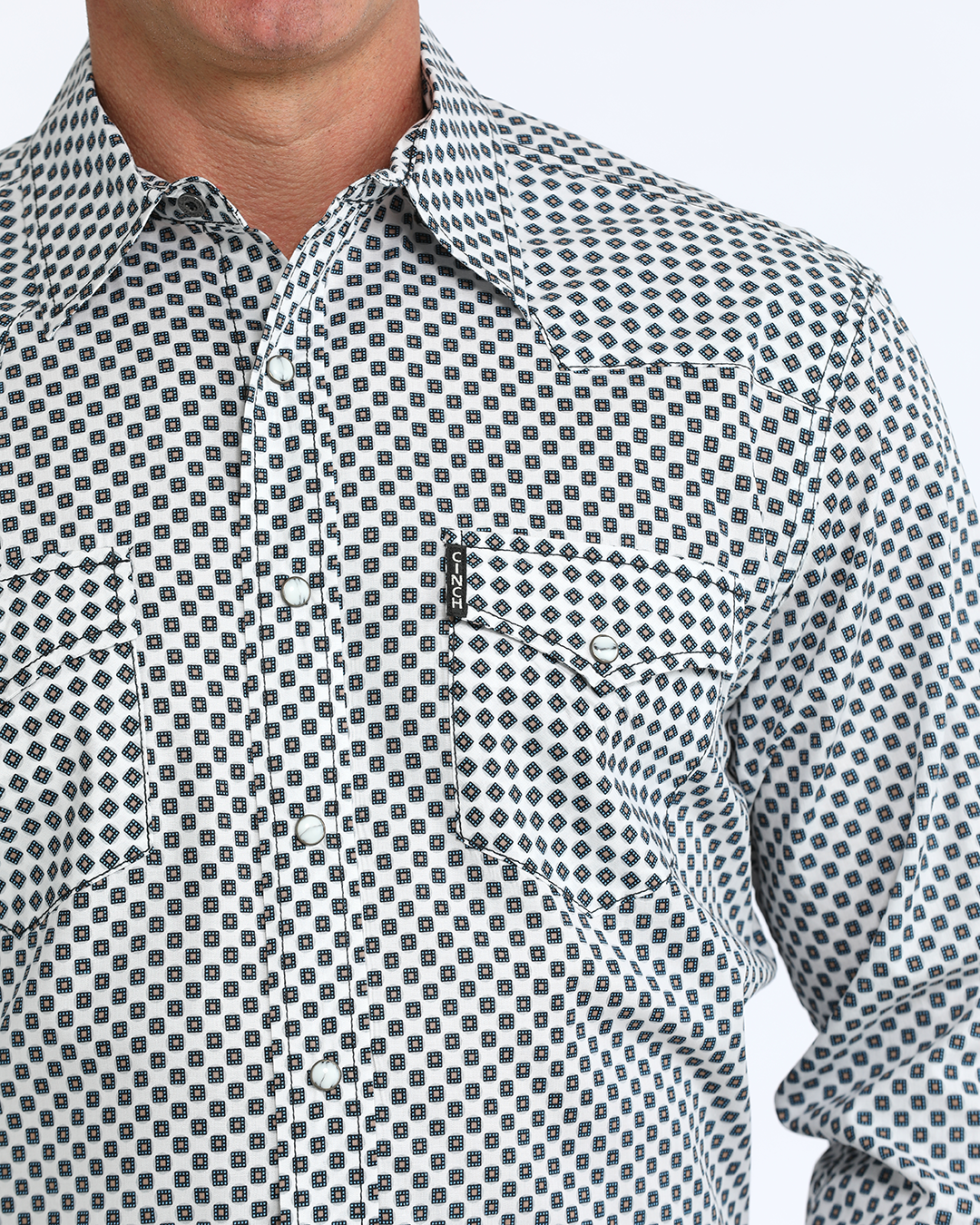 Men’s Modern Fit Snap Front Western Shirt