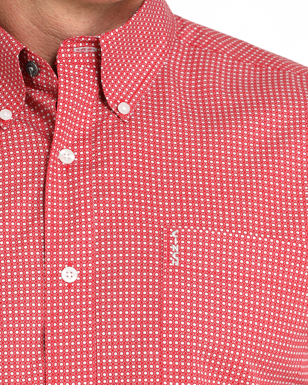 Men’s Modern Fit Button-Down Western Shirt