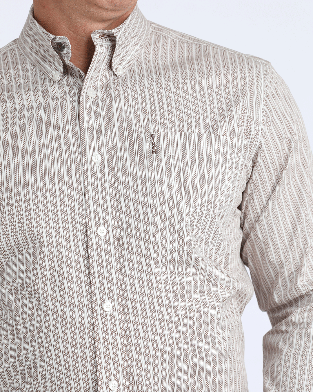 Men’s Modern Fit Button-Down Western Shirt