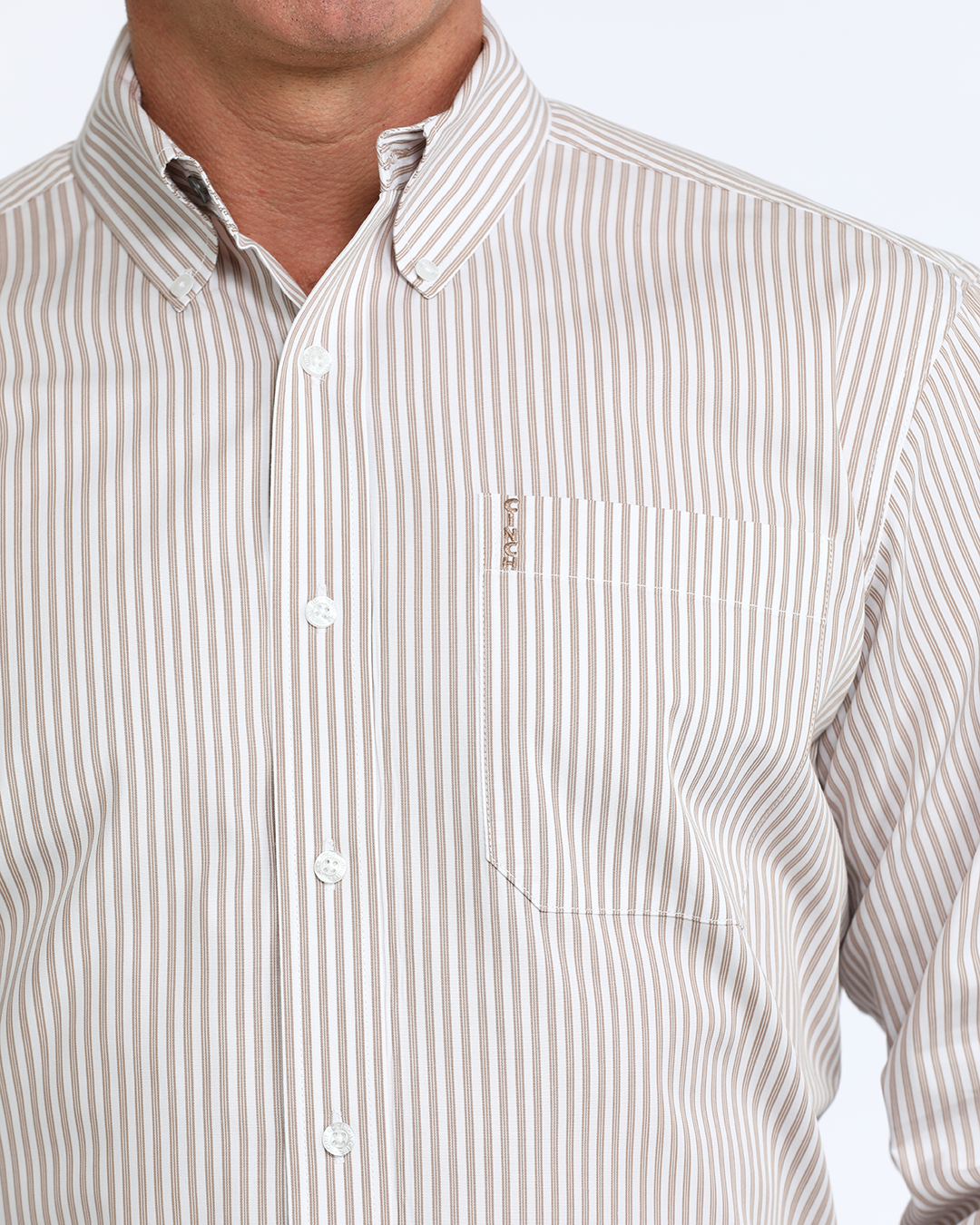 Men’s Modern Fit Button-Down Western Shirt