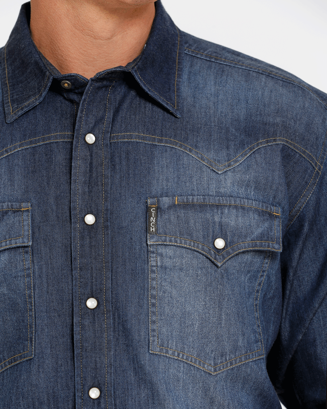 Men's Classic Fit Snap Front Western Shirt