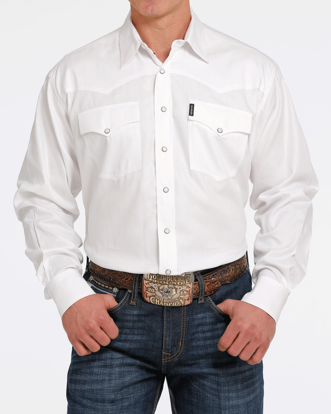 Men's Classic Fit Snap Front Western Shirt