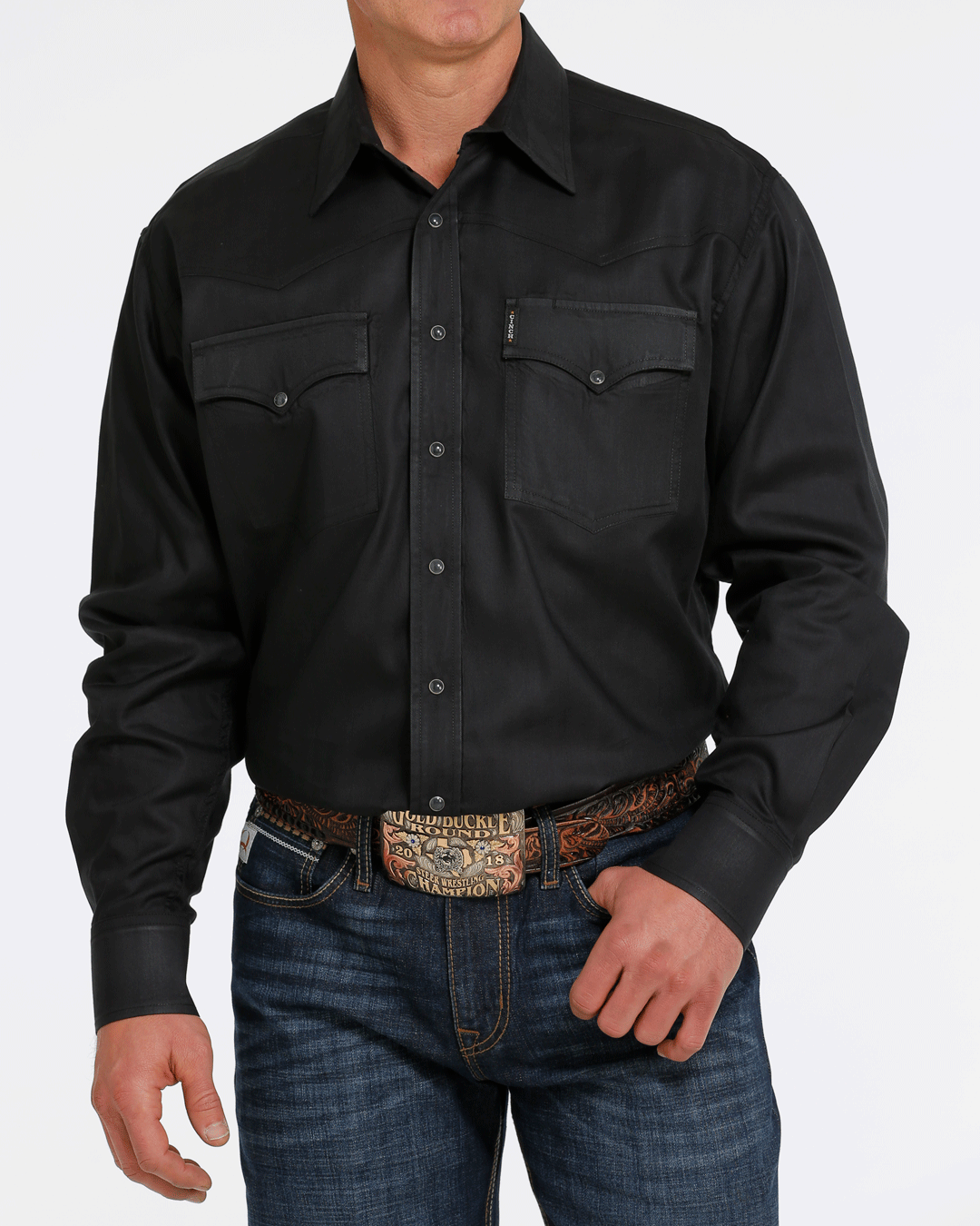 Men's Classic Fit Snap Front Western Shirt