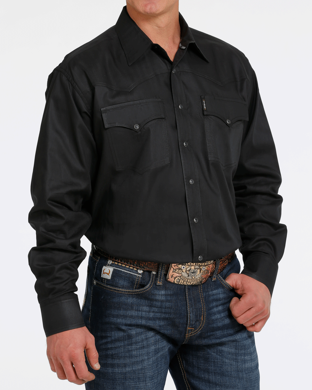 Men's Classic Fit Snap Front Western Shirt