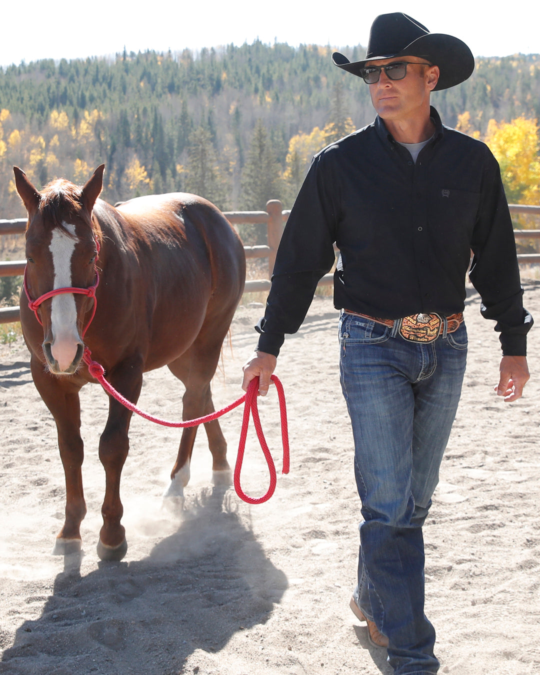 Men’s Solid Arenaflex® Button-Down Western Shirt