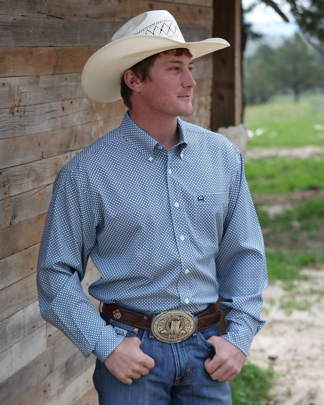 Men’s Arenaflex® Button-Down Western Shirt