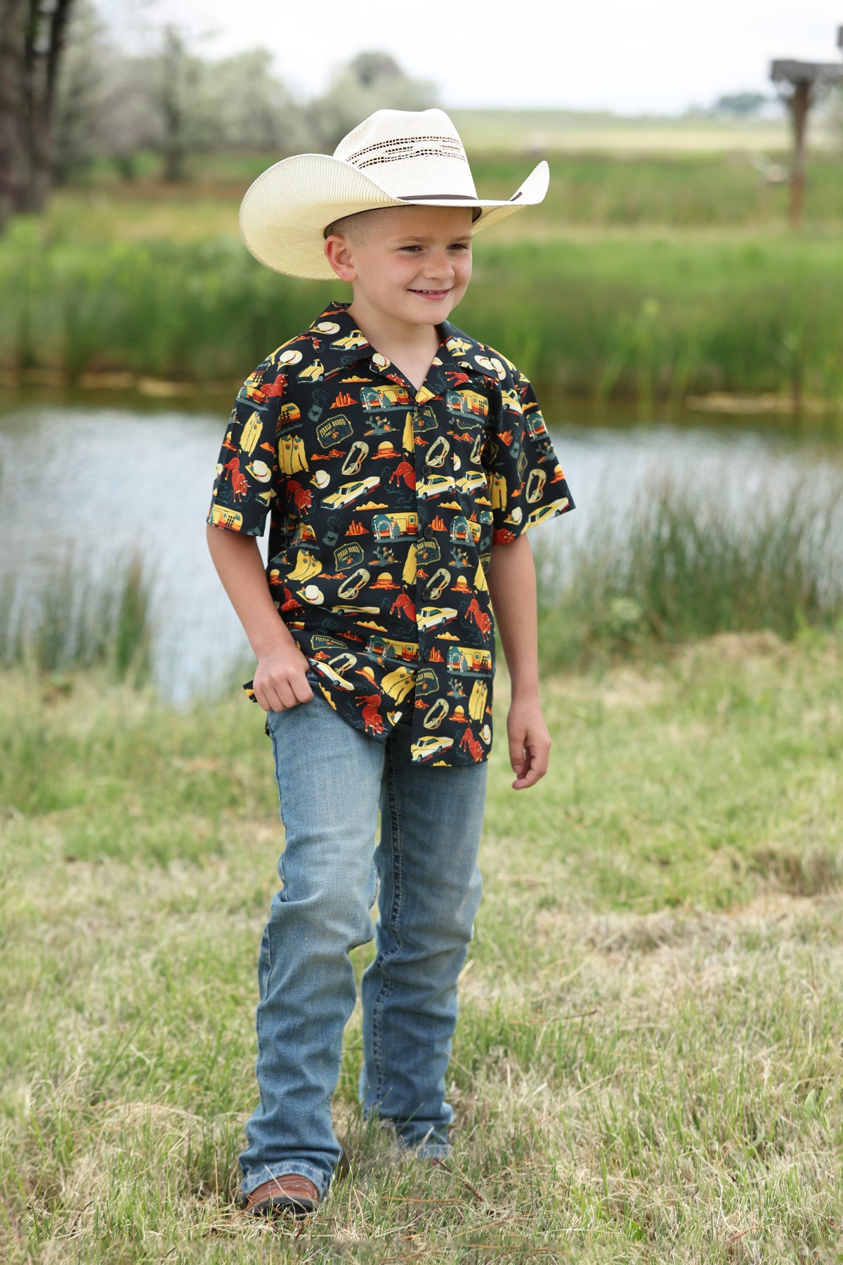 Boy's Camp Shirt
