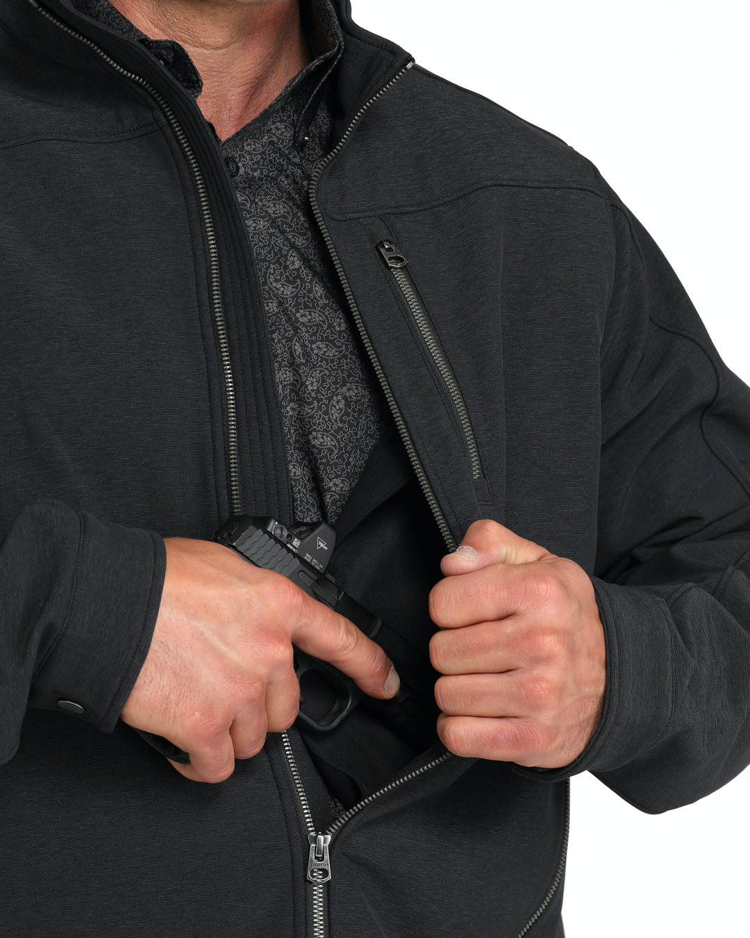 Men's Concealed Carry Bonded Jacket