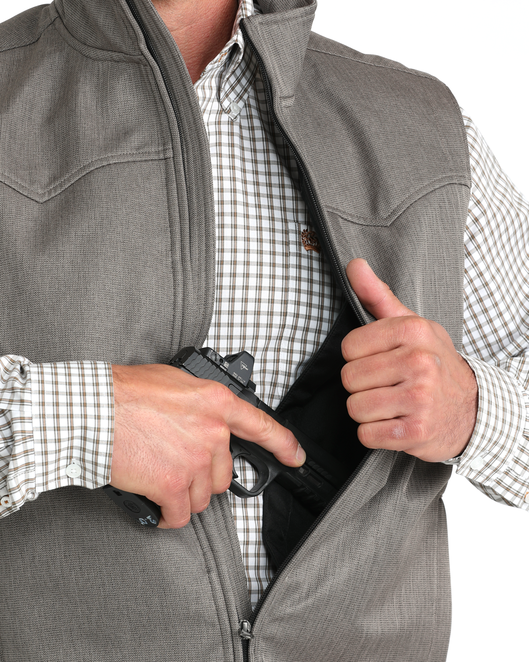 Men's Concealed Carry Bonded Vest
