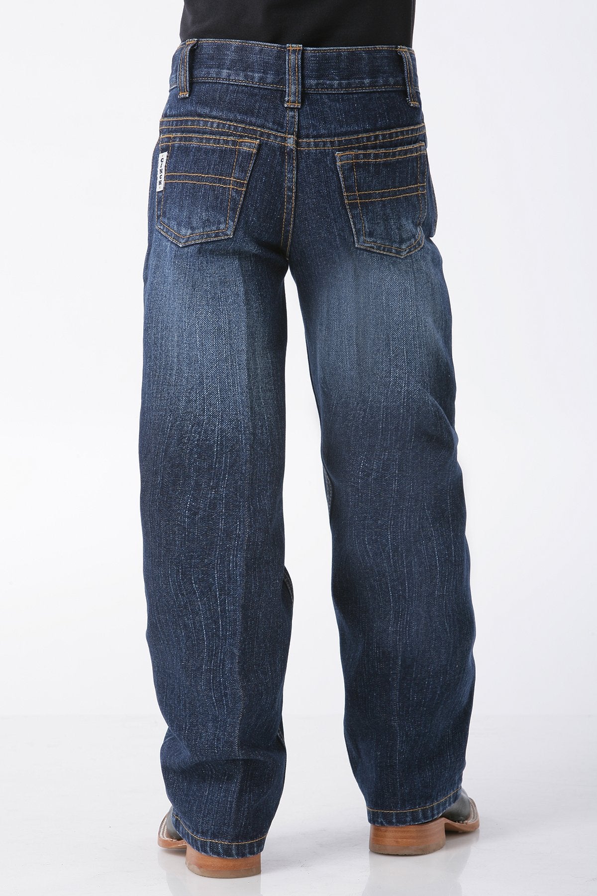 BOYS WHITE LABEL JEANS - DARK STONEWASH