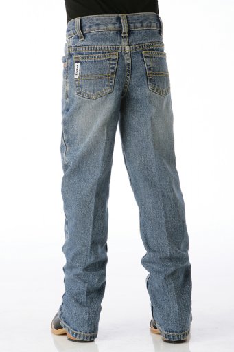 BOYS WHITE LABEL SLIM JEANS - MEDIUM STONEWASH