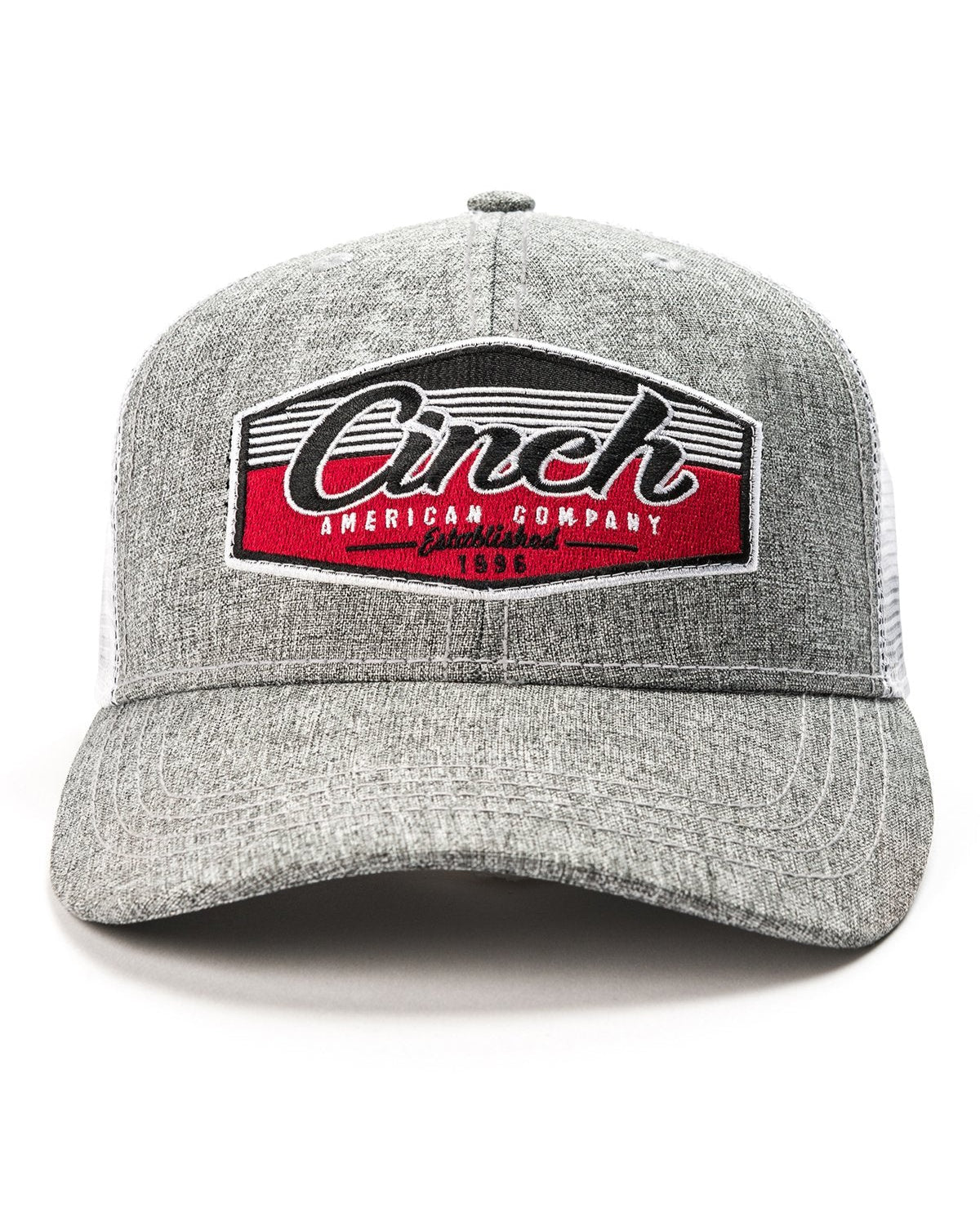 Men's Cinch Trucker Cap - Gray and White