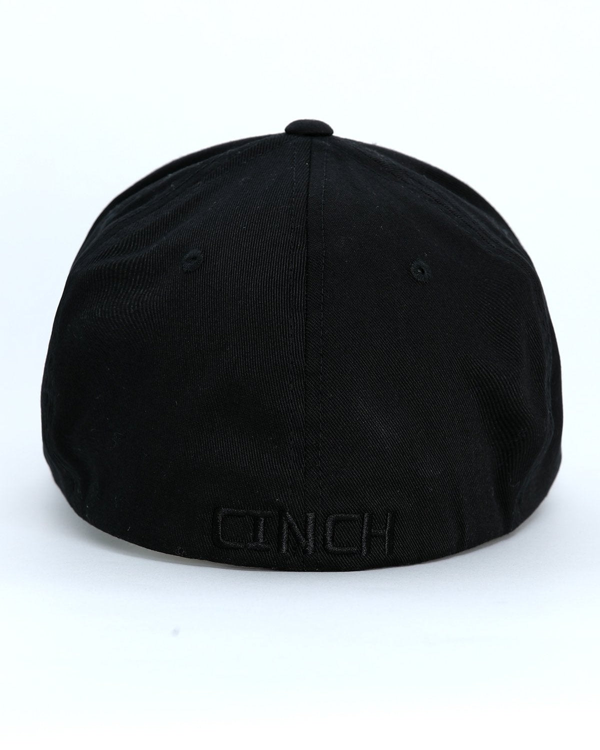 Men's Fitted Flexfit Cap with American Flag - Black on Black