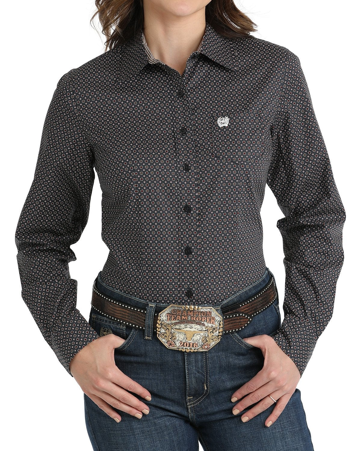 Women’s Stretch Arena Fit Button-Down Western Shirt
