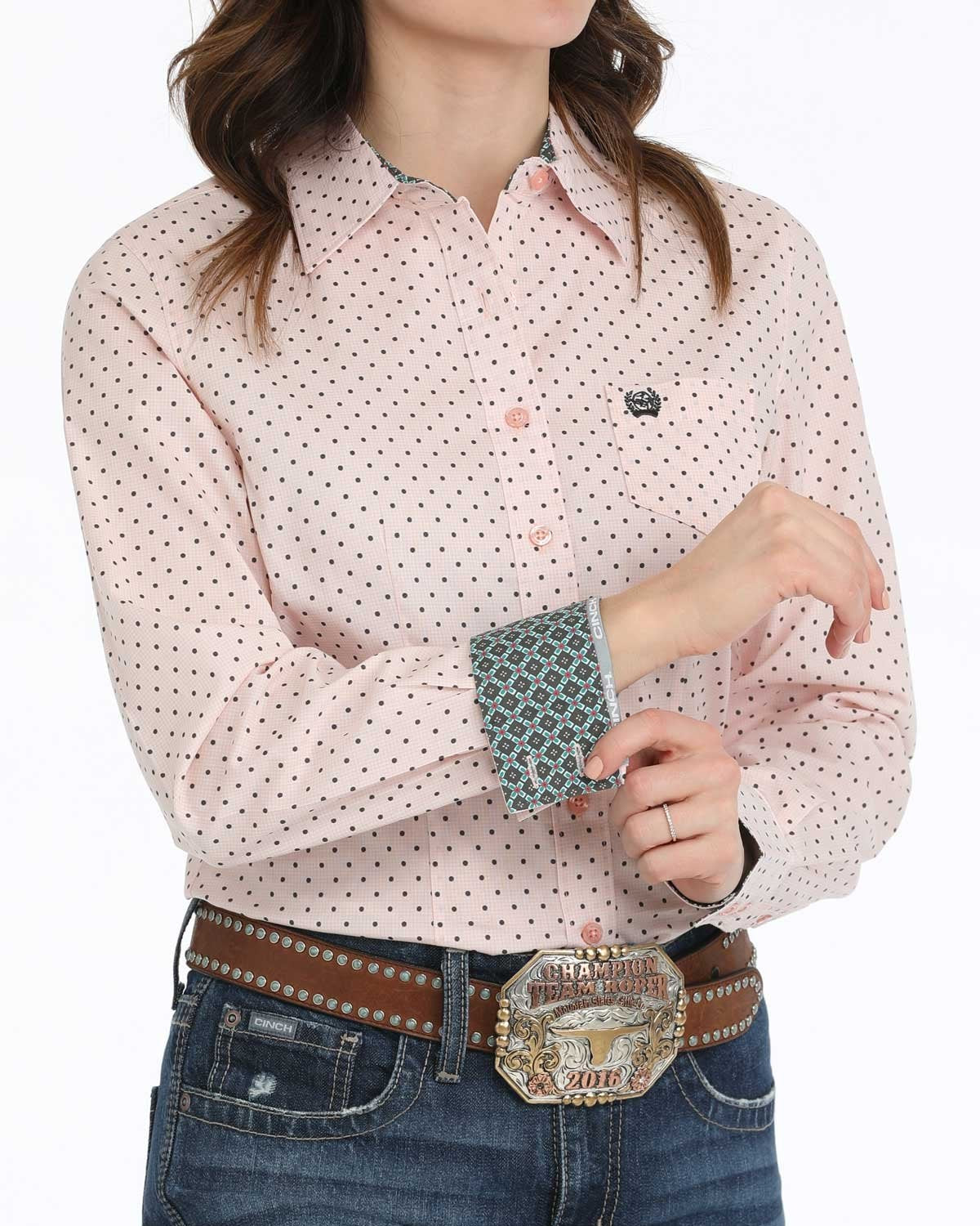 Women’s Arena Fit Button-Down Western Shirt