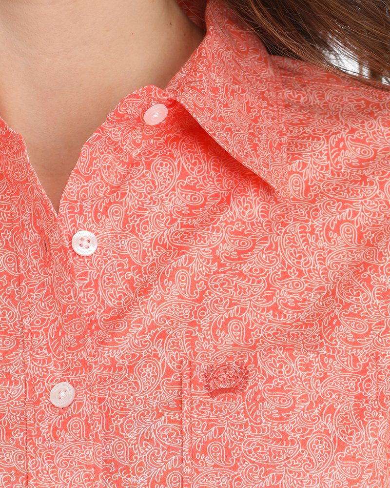 Women’s Stretch Arena Fit Button-Down Western Shirt