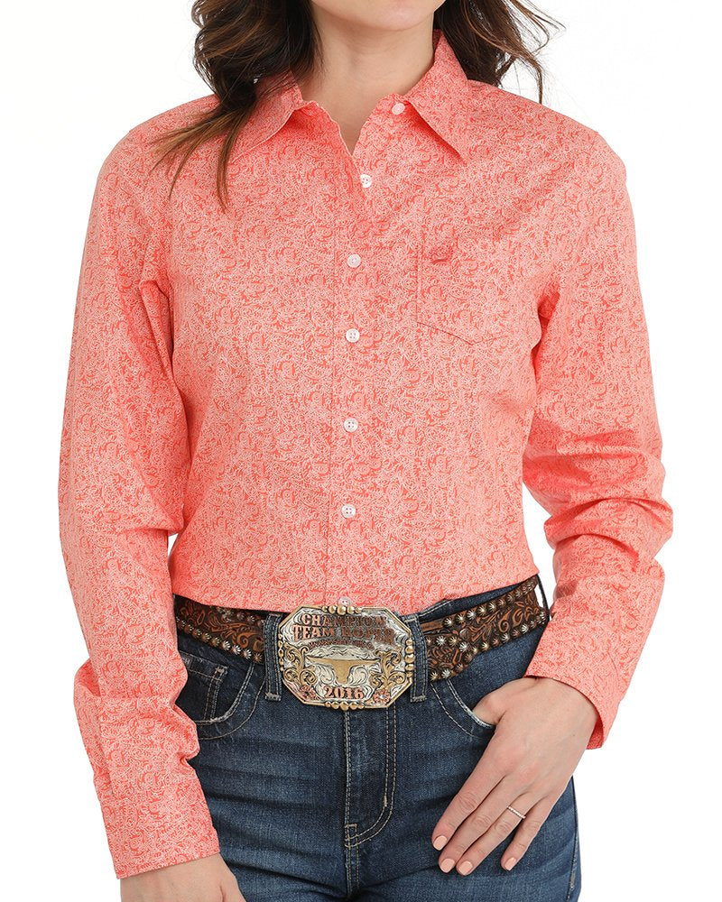 Women’s Stretch Arena Fit Button-Down Western Shirt