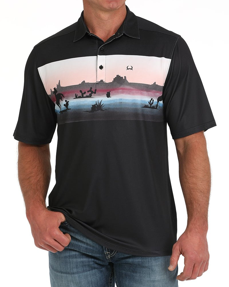 Men's Wild West Polo - Black